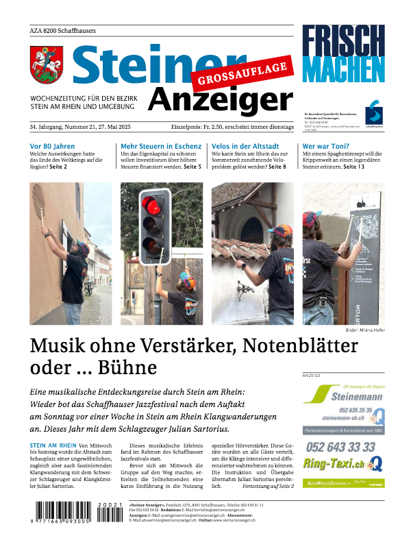 Steiner Anzeiger vom 27. Mai 2025