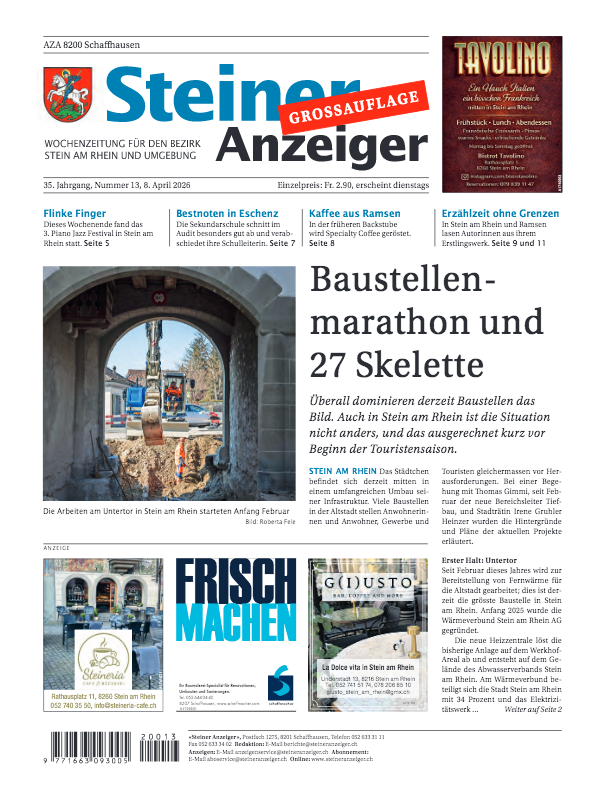Steiner Anzeiger vom 31. März 2026 Steiner Anzeiger vom 31. März 2026