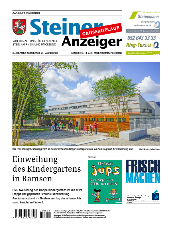 Steiner Anzeiger vom 25. August 2026
