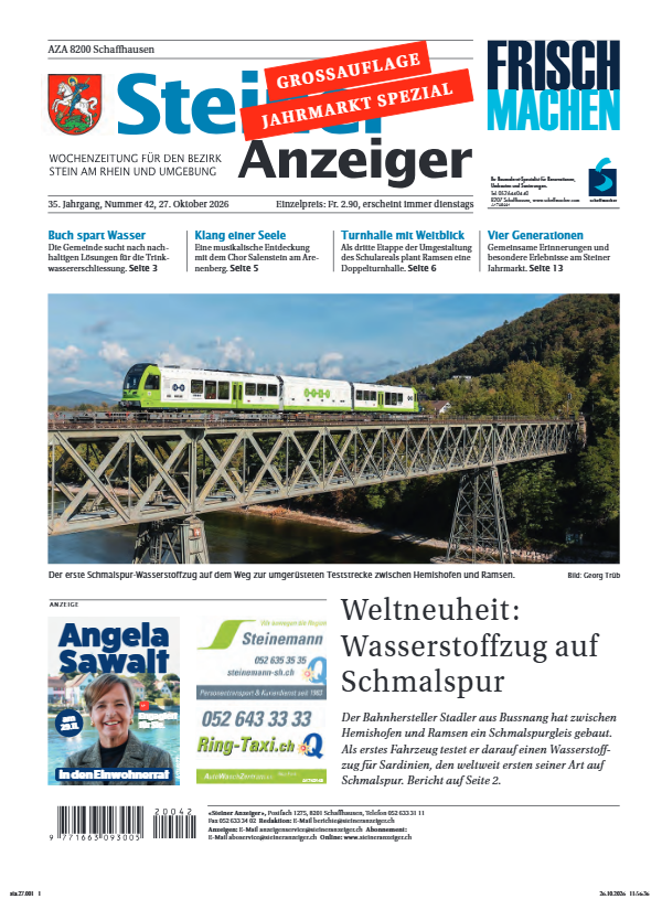 Steiner Anzeiger vom 27. Oktober 2026